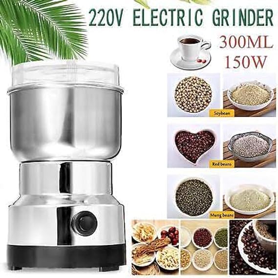 Electric Smash Machine, Multifunction Small Food Grinder Grain Grinder, Portable Coffee Bean Grinder